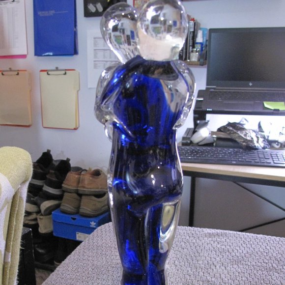 Mario Badioli Murano Glass Lovers Sculpture - Picture 4 of 7